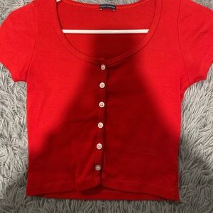 red brandy melville zelly top